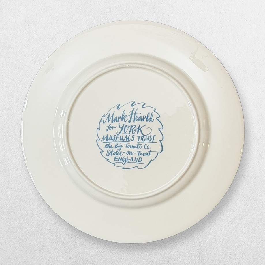 Mark Hearld – Hippocampus – York Museums Trust Ceramic Plate – c.2015 2 Mark Hearld – Hippocampus – York Museums Trust Ceramic Plate – c.2015