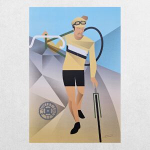 Home 6 Eleanor Grosch – History of Cycling 1 – Tour de France – 9 July 1913 – Signed Digital Print