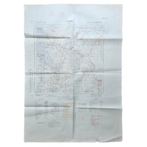 Lake Rudolf – Northern Kenya & Southern Ethiopia – East African Forces Map – E.A.F. 1706 – 1949