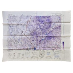 Abyssinia – British War Office Army/Air Map, G.S.G.S. 2871, Fifth Edition, 1948