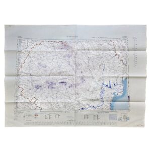 București (Bucharest) – British War Office Army/Air Map, G.S.G.S. 2758, Second Edition, 1945