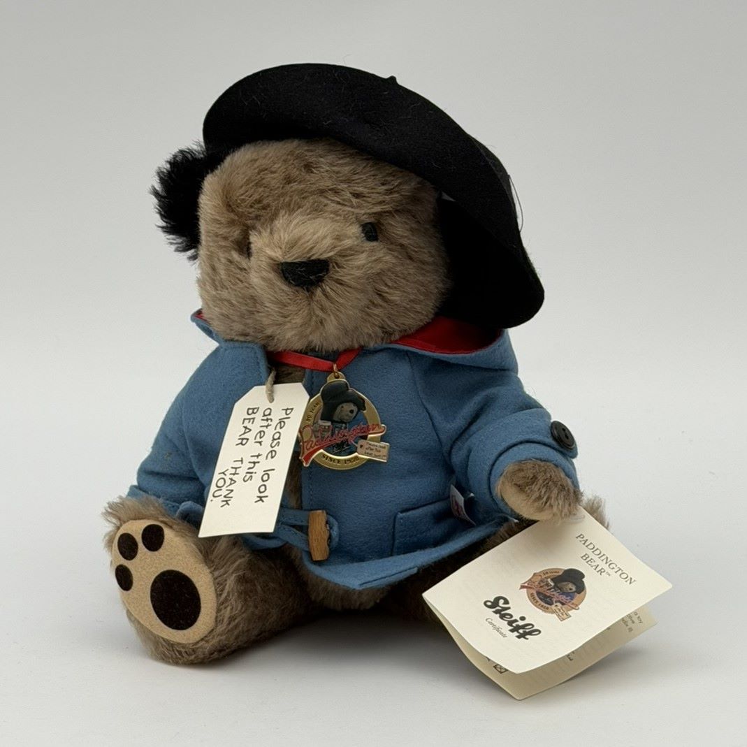 Steiff - EAN 662010 - The Steiff 50th Anniversary Paddington Bear - 25 cm - Mohair - Number 551 - 2008 2 Steiff – EAN 662010 – Paddington Bear 50th Anniversary – 25 cm – Mohair – No. 00551 – 2008