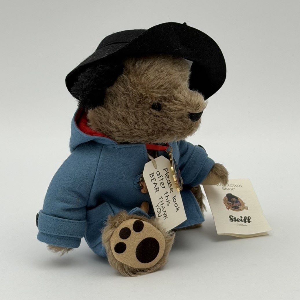 Steiff - EAN 662010 - The Steiff 50th Anniversary Paddington Bear - 25 cm - Mohair - Number 551 - 2008 5 Steiff – EAN 662010 – Paddington Bear 50th Anniversary – 25 cm – Mohair – No. 00551 – 2008