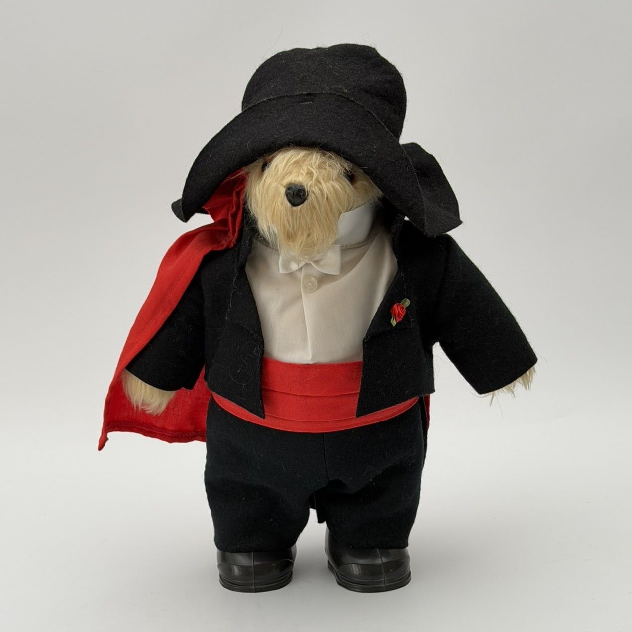 Gabrielle Designs - The Phantom Of The Opera Paddington Bear - Registered Design No. 957892 - 37 cm - c.1980 1 Gabrielle Designs - The Phantom Of The Opera Paddington Bear - Registered Design No. 957892 - 37 cm - c.1980