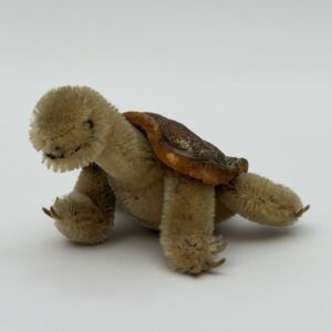 Steiff - Slo Turtle 2455/14 - 14 cm - Trevira Velvet and PVC Shell - 1976-1984