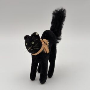 Steiff - Black Tom Cat - 10 cm - Velvet - c.1950-1973