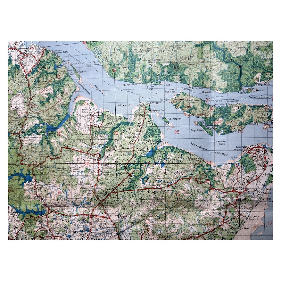 Singapore & Johore Bahru – HIND 1035, Sheet 3L/12, Fourth Edition, June 1945 13 Singapore & Johore Bahru – HIND 1035, Sheet 3L/12, Fourth Edition, June 1945