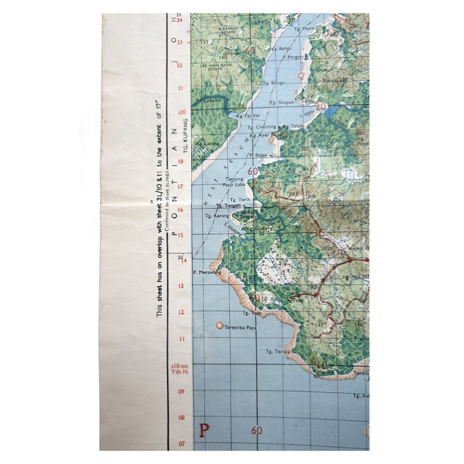 Singapore & Johore Bahru – HIND 1035, Sheet 3L/12, Fourth Edition, June 1945 14 Singapore & Johore Bahru – HIND 1035, Sheet 3L/12, Fourth Edition, June 1945