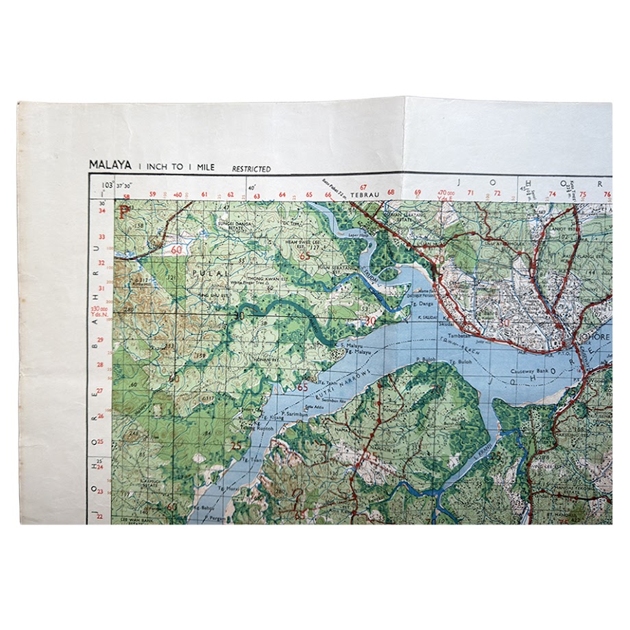 Singapore & Johore Bahru – HIND 1035, Sheet 3L/12, Fourth Edition, June 1945 8 Singapore & Johore Bahru – HIND 1035, Sheet 3L/12, Fourth Edition, June 1945