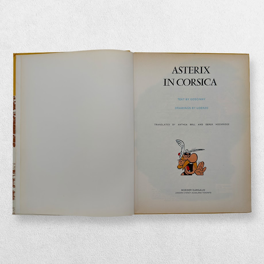 René Goscinny & Albert Uderzo — Asterix in Corsica — First UK Edition, 1979 4 René Goscinny & Albert Uderzo — Asterix in Corsica — First UK Edition, 1979
