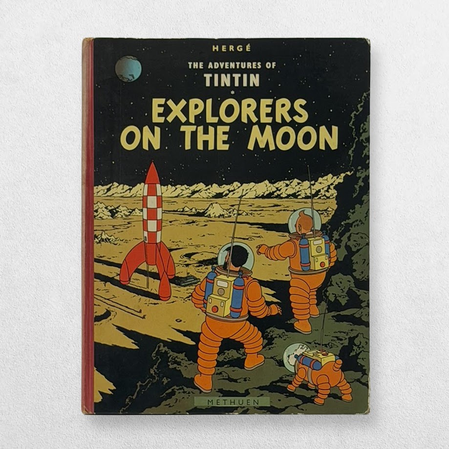 Hergé — Explorers on the Moon — First UK Edition, 1959 1 Hergé — Explorers on the Moon — First UK Edition, 1959