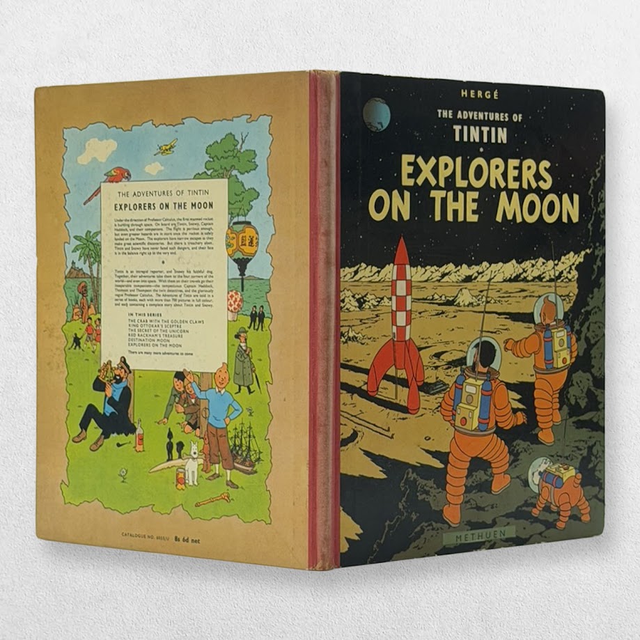 Hergé — Explorers on the Moon — First UK Edition, 1959 2 Hergé — Explorers on the Moon — First UK Edition, 1959