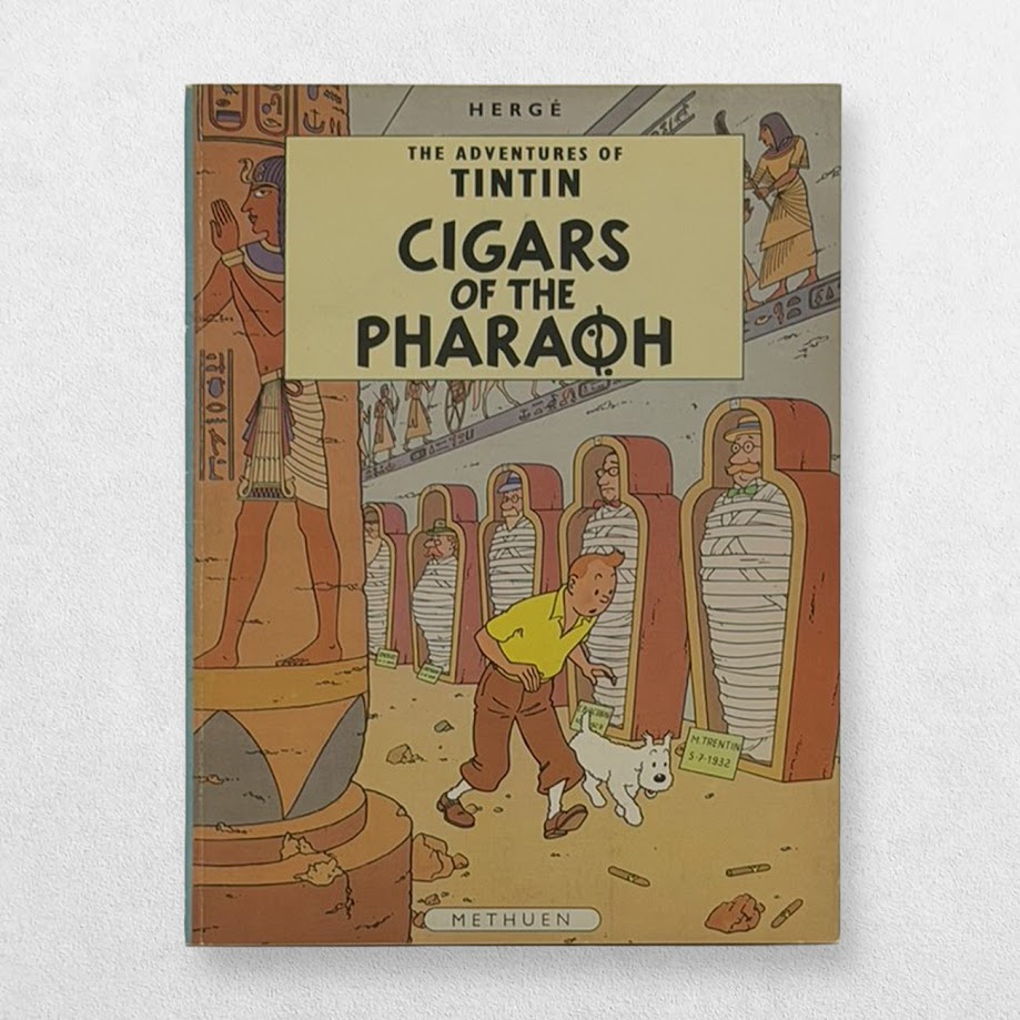 Hergé — Cigars of the Pharaoh — First UK Paperback Edition, 1975 1 Hergé — Cigars of the Pharaoh — First UK Paperback Edition, 1975