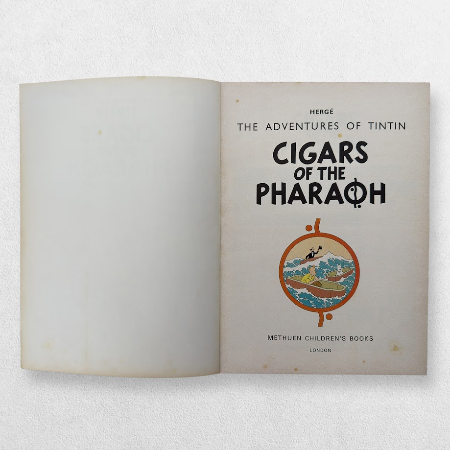 Hergé — Cigars of the Pharaoh — First UK Paperback Edition, 1975 3 Hergé — Cigars of the Pharaoh — First UK Paperback Edition, 1975