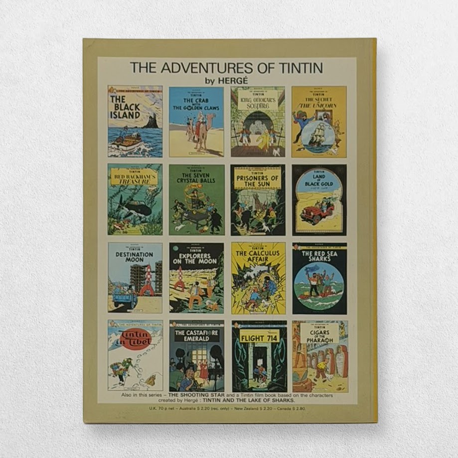 Hergé — Land of Black Gold — First UK Paperback Edition, 1975 2 Hergé — Land of Black Gold — First UK Paperback Edition, 1975
