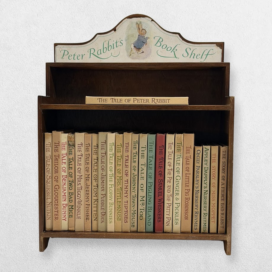 Beatrix Potter — Peter Rabbit’s Book Shelf — 23 Volumes, 1943–1949 1 Beatrix Potter — Peter Rabbit’s Book Shelf — 23 Volumes, 1943–1949
