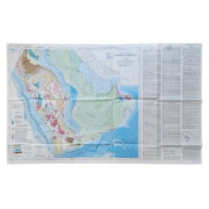Tectonic Map of the Arabian Peninsula — Glen F. Brown — Saudi Arabia / U.S. Geological Survey, 1972