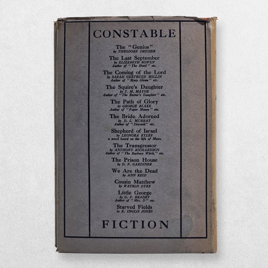 Blake, George — The Path of Glory — First UK Edition, 1929 — Exceptionally Scarce in the Original Dustwrapper 3 Blake, George — The Path of Glory — First UK Edition, 1929 — Exceptionally Scarce in the Original Dustwrapper