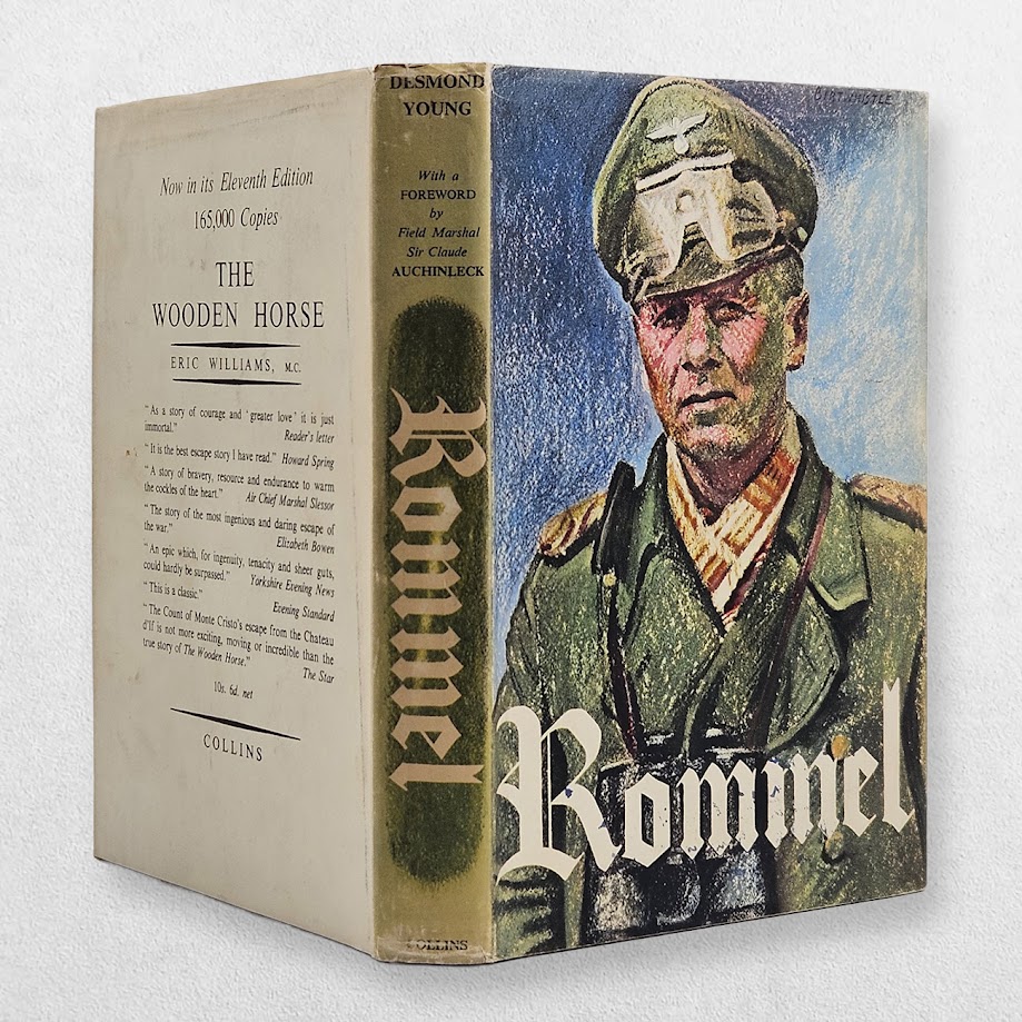 Young, Desmond — Rommel — First UK Edition, 1950 — Original Dustwrapper 2 Young, Desmond — Rommel — First UK Edition, 1950 — Original Dustwrapper