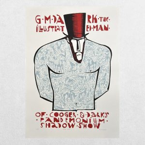 Home 5 Paul Bommer – Mister Dark - G. M. Dark, the Illustrated Man – Of Cooger & Dark's Pandemonium Shadow Show – Signed Limited Edition Screenprint